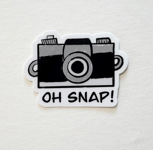 Oh Snap Camera Sticker - Wanderland Art House