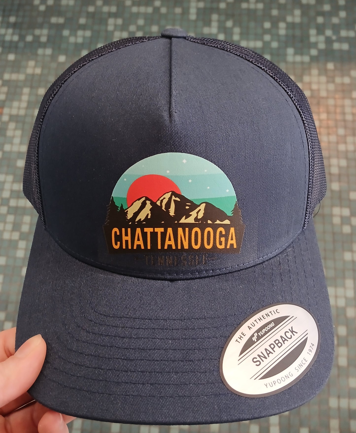 Brilliant Teal Sunrise - Trucker Hat