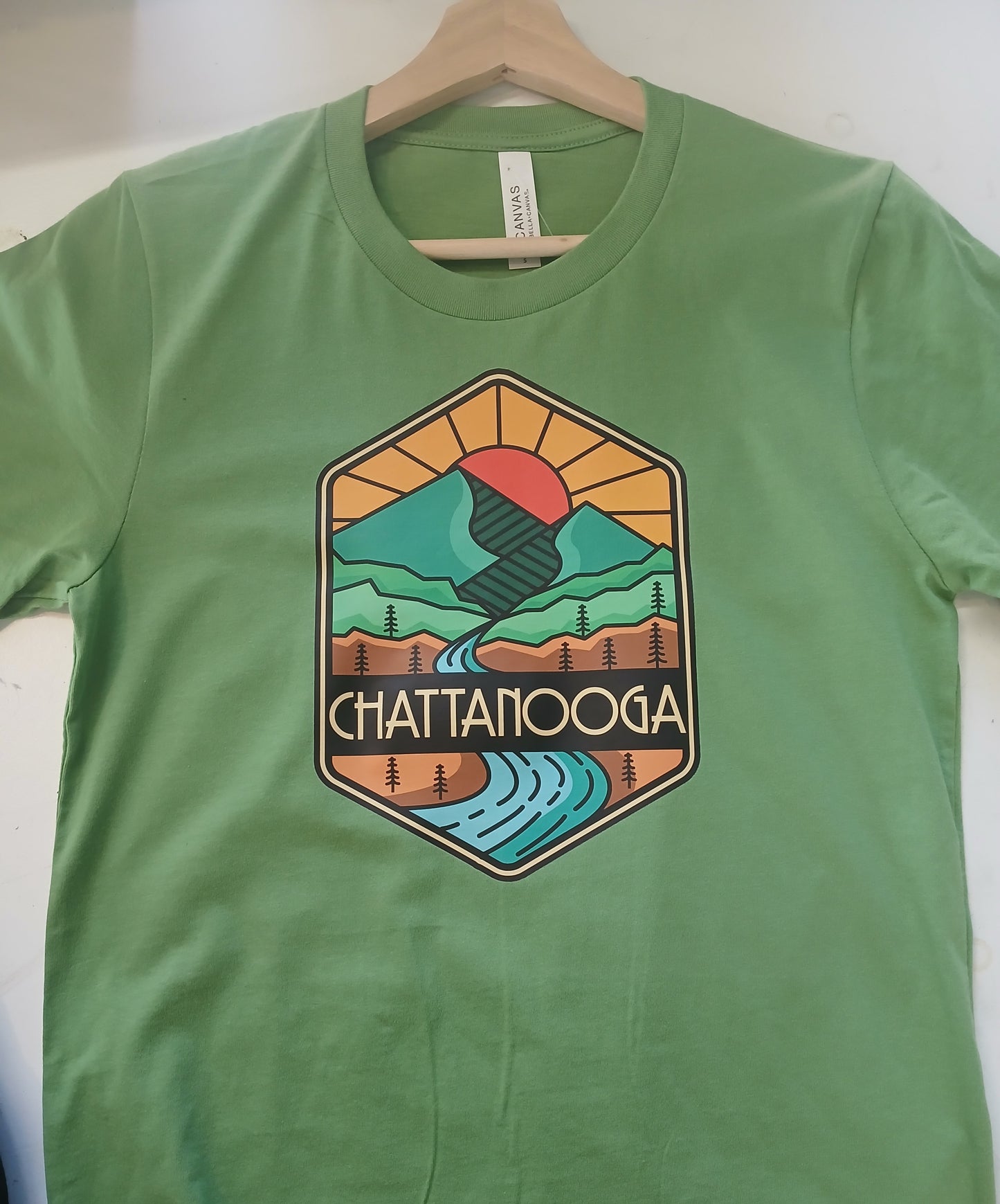 Chattanooga Sundown T-shirt- Olive Green