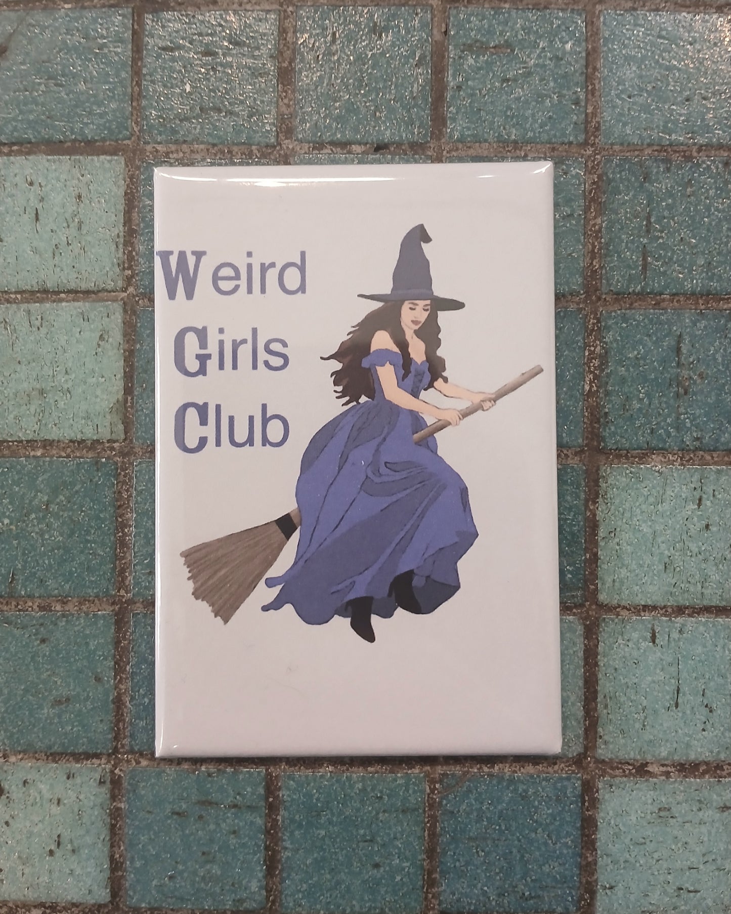 Weird Girls Club Kitchen Magnet