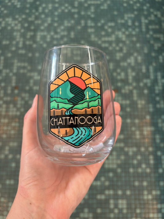 Wine Glass - Chattanooga Sundown