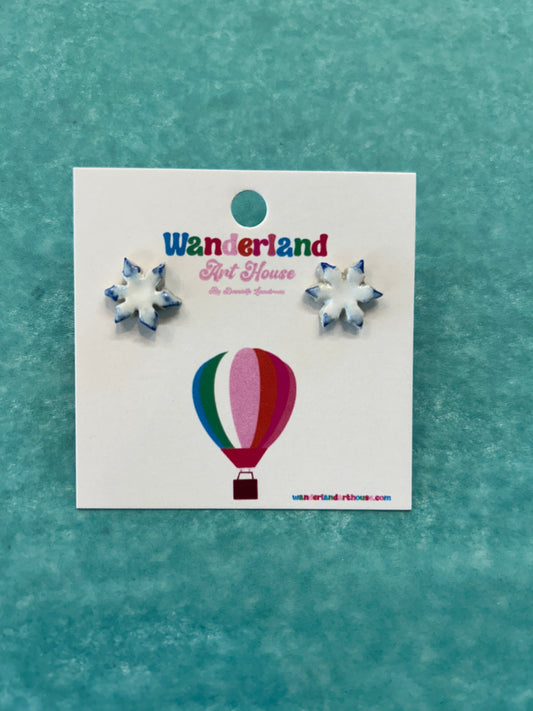Snowflake Stud Earrings- Wanderland