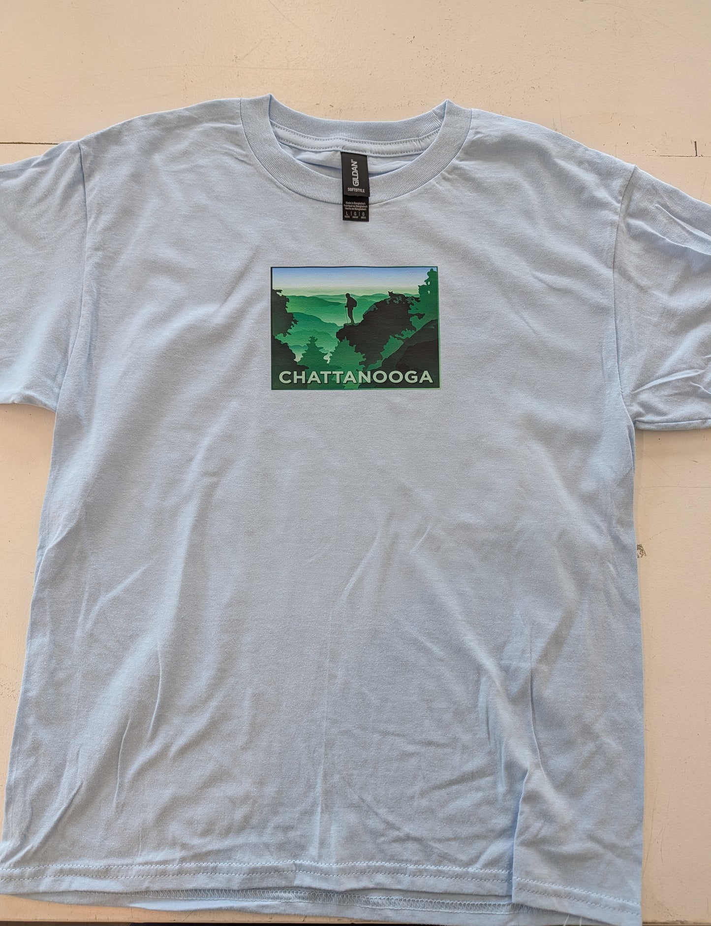 Blue Hiker youth T-shirt
