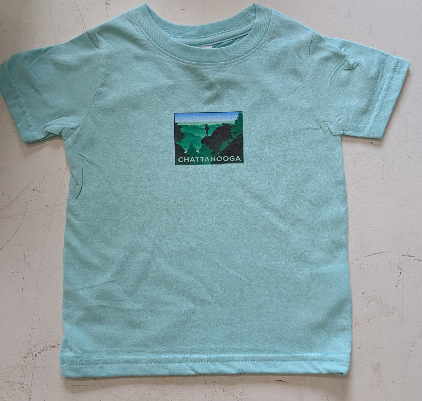 Teal Hiker Youth T-shirt