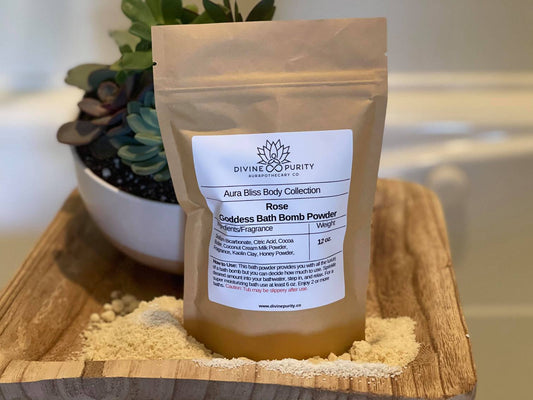 Divine Purity bath bomb powder