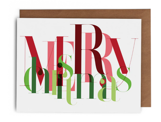 Merry Christmas Mess Card - Chris Lykins Lost Art
