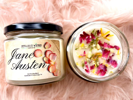 Jane Austen Candle- Strange Wicks
