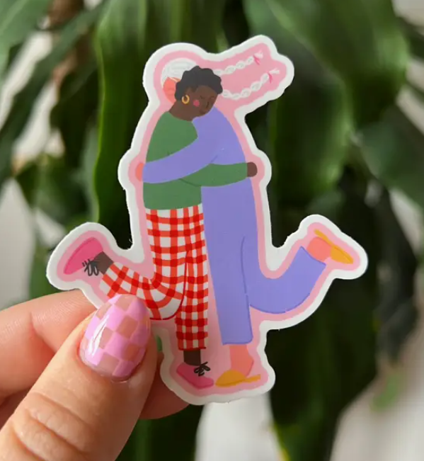 Pals Sticker-Paris Woodhull