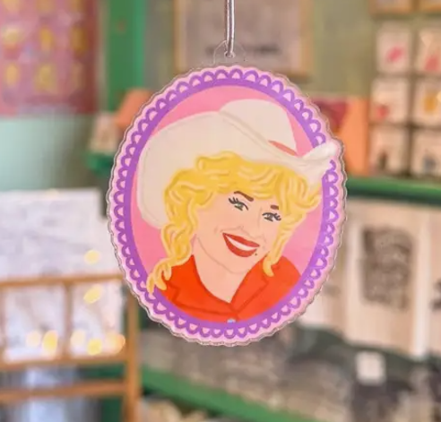 Dolly With Frame Ornament-Paris Woodhull