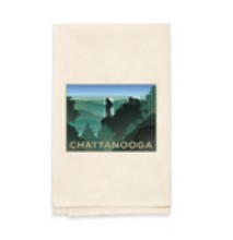 Chattanooga Hiker Tea Towel-Marcy Johnson
