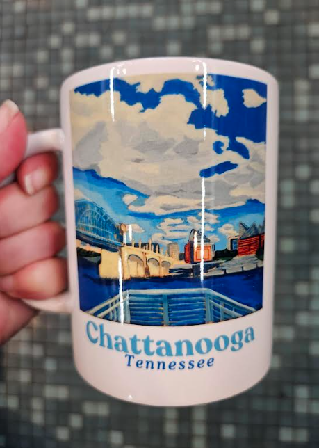 Sunny Day Chattanooga Mug-Danielle Landrum