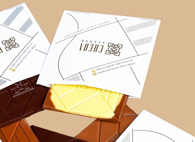 Cocoa Asante Toffee Latte Chocolate Bar