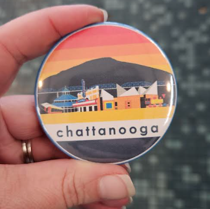 Landmarks 2.25 Inch Button