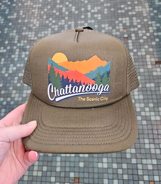 Chattanooga Scenic City Hat - Army Green