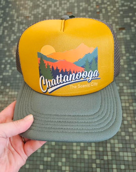 Chattanooga Scenic City - Green, Yellow, & Grey