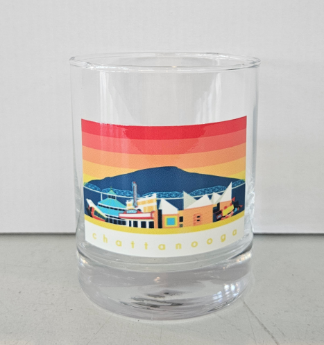 Whiskey Glass - Chattanooga Landmarks
