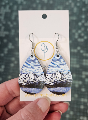 Snowy Night Earrings by Jaime Barks