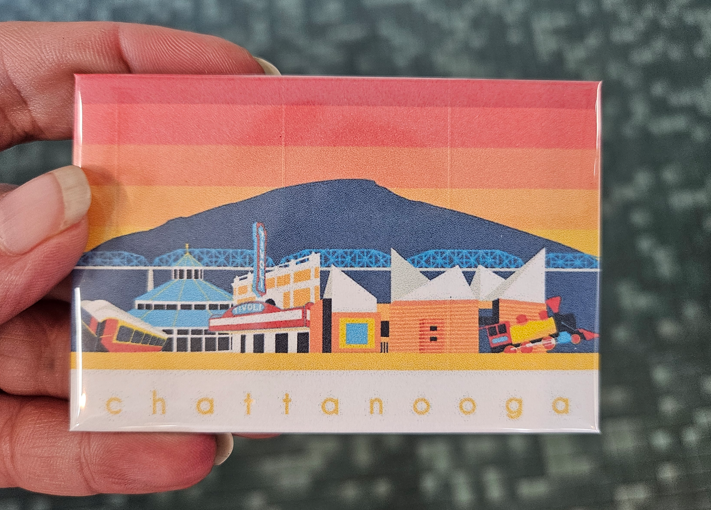 Landmarks Kitchen Magnet