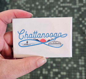 Chattanooga Paddle Board Kitchen Magnet