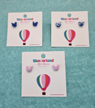 Butterfly Stud Earrings-Wanderland