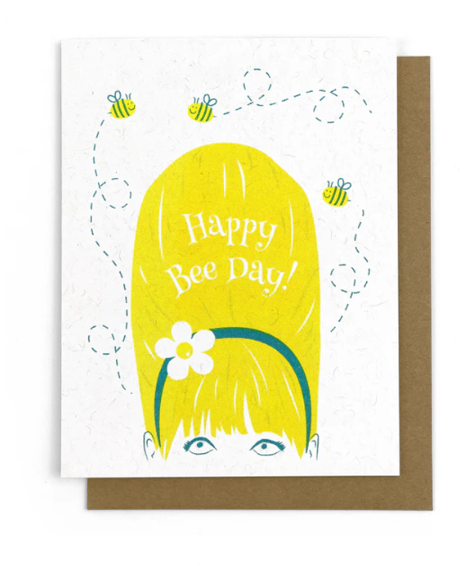 Happy Bee Day Greeting Card-Smarty Pants