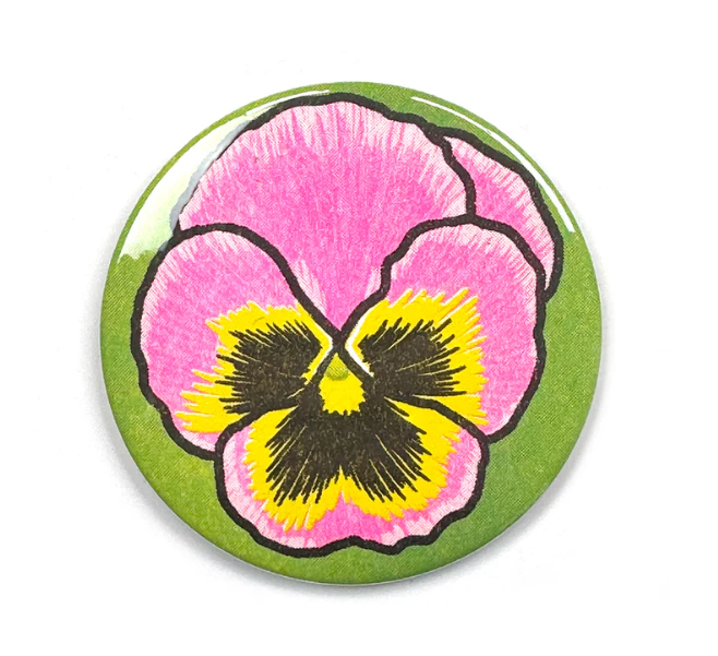 Pansy Pocket Mirror-Smarty Pants