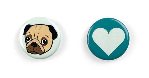 Pug Magnet Set-Smarty Pants