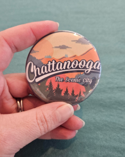 Scenic City 2.25 Inch Button-New South