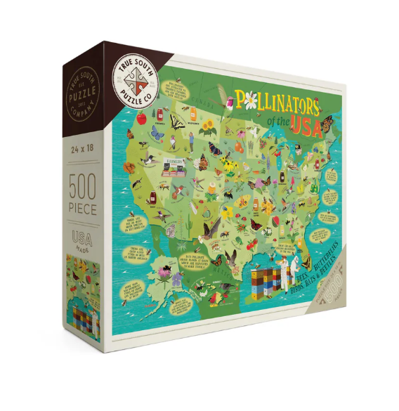 Pollinators Of The US Puzzle-True South