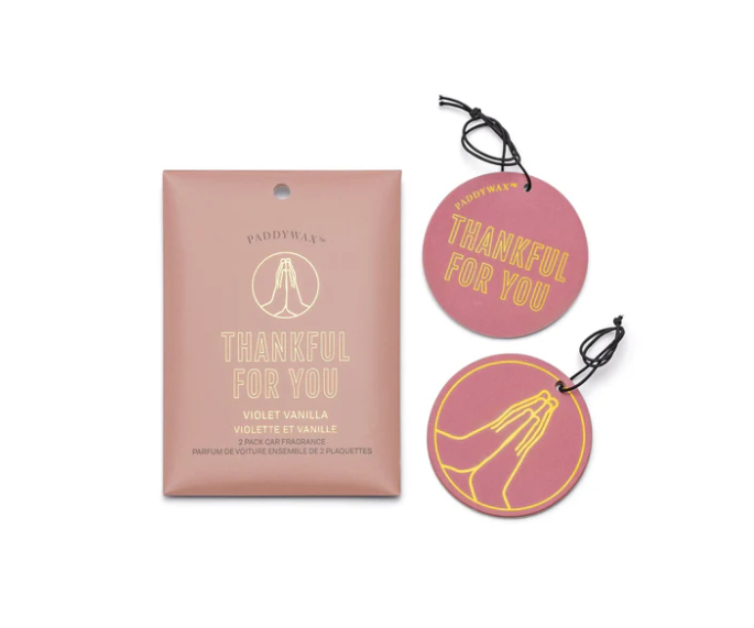 Violet Vanilla "Thankful For You" - Car Fragrance-Paddy Wax