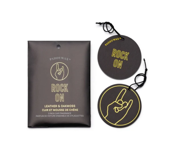 Leather + Oakmoss "Rock On" - Car Fragrance