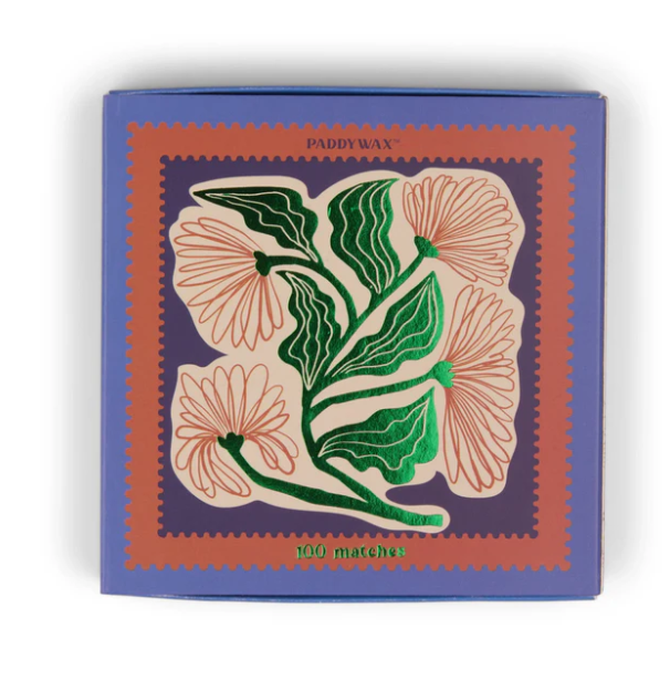 Floral - Cobalt Matches-Paddy Wax