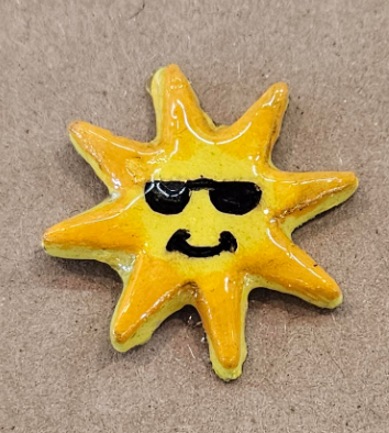 Smiley Sun Magnet
