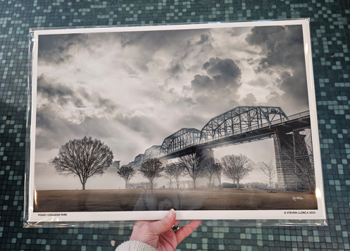 Steven Llorca print- 12x18 Foggy Coolidge Park Morning