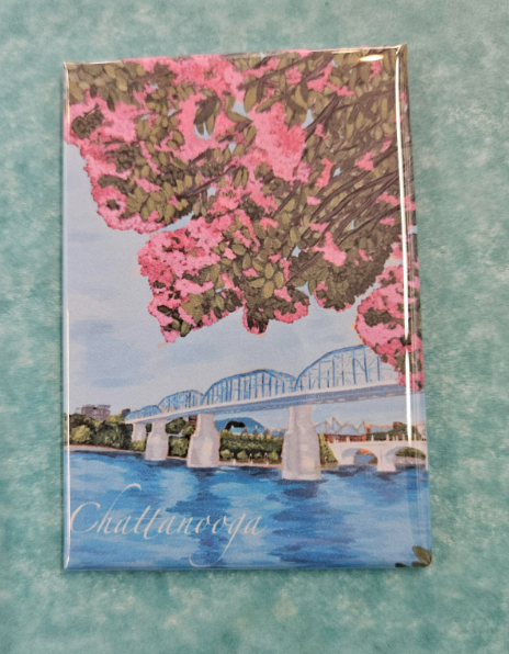 Spring In Chattanooga Kitchen Magnet