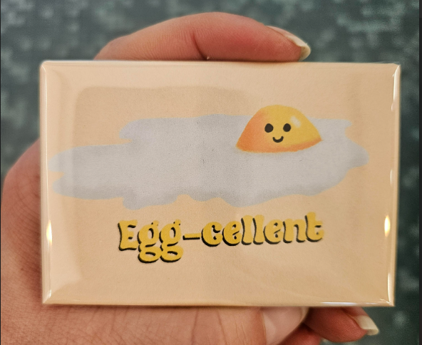 Egg-cellent Kitchen Magnet