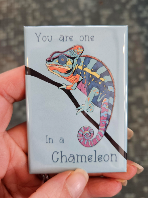 You Are One In A Chameleon Kitchen Magnet-Wanderland
