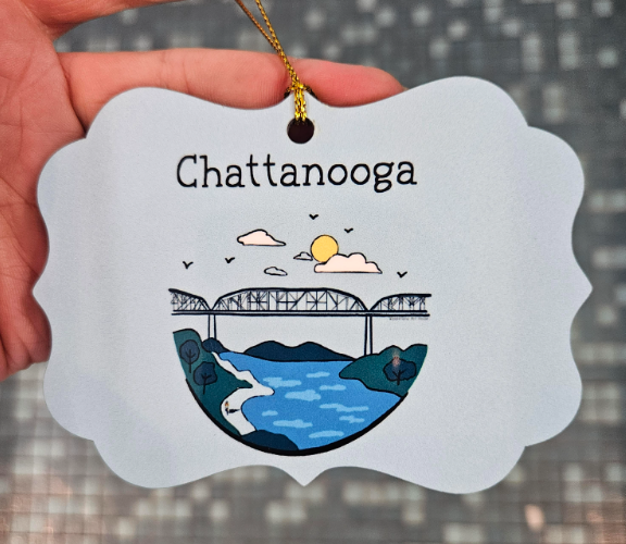 Cutie Chattanooga Wooden Ornament-Wanderland