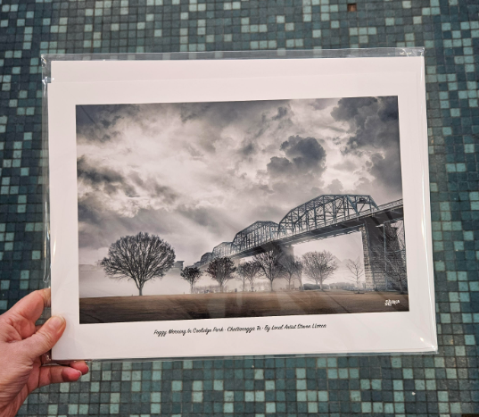 Steven Llorca Print- 8x12 Foggy Morning in Coolidge Park