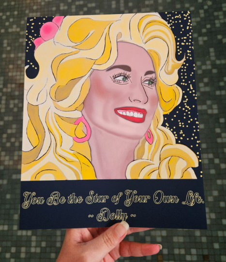 Dolly Be The Star 8x10 Print-Wanderland