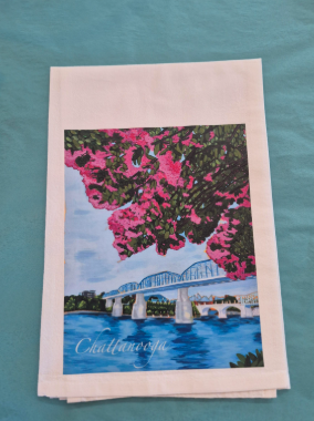 Spring in Chattanooga Tea Towel