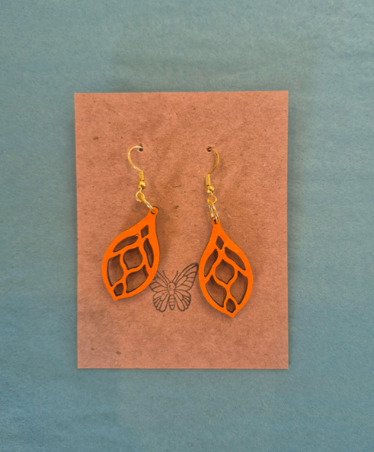 Abstract Leaf Earrings-Wanderland