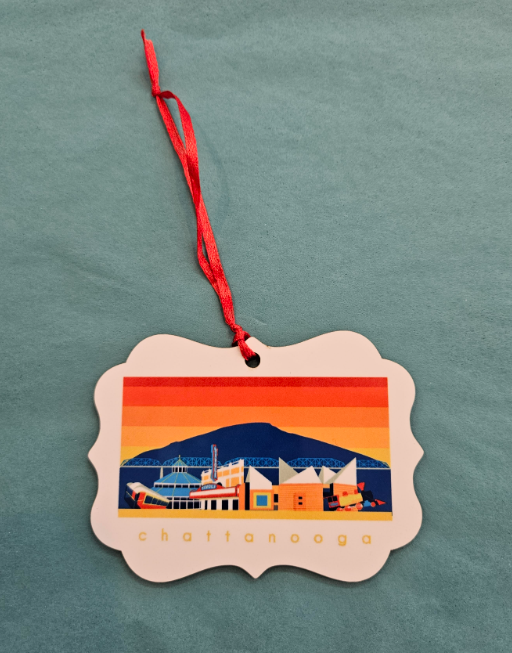 The Chattanooga Landmarks Wooden Ornament