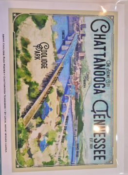 Above Coolidge Park Poster 8x12 Steven Llorca
