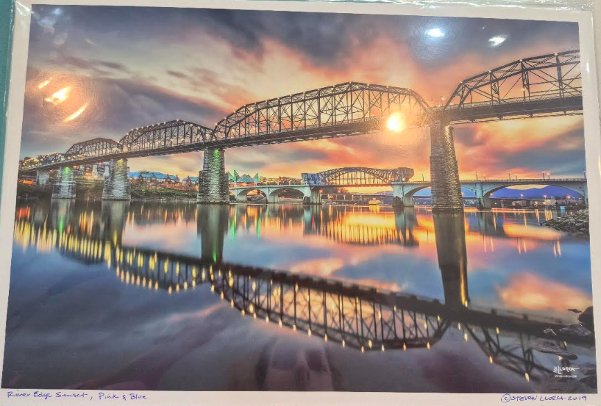 Steven Llorca River 12x18 Edge Sunset