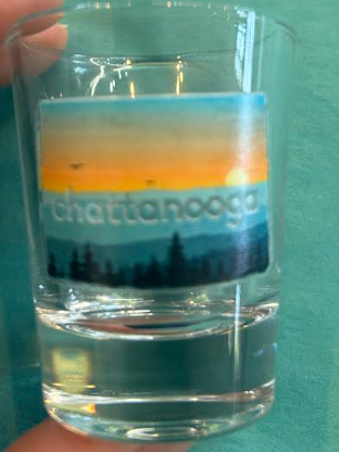 Eagles Pass Shot Glass