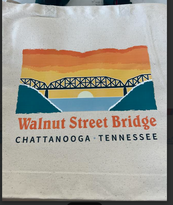 Walnut Street Bridge Tote Bag