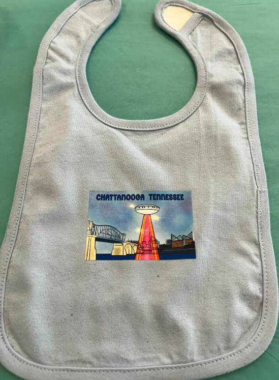 UFO on the River Bib