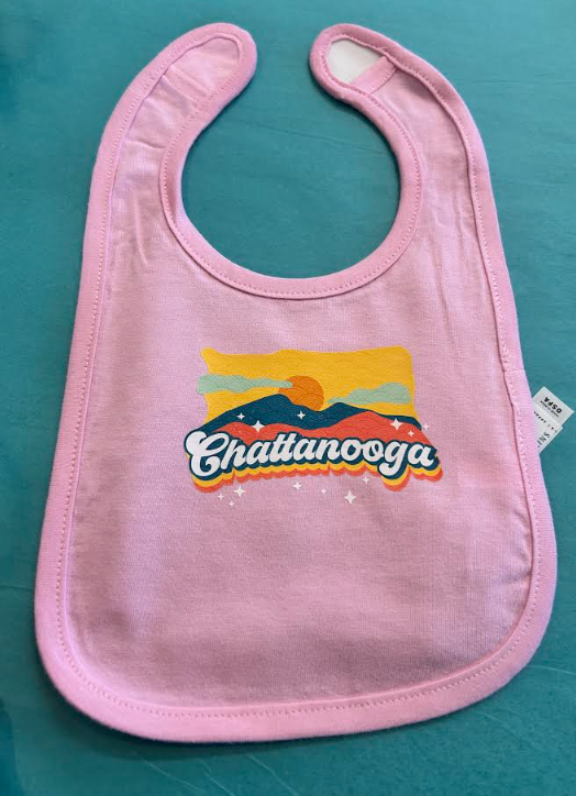 Pastel Mountains Bib