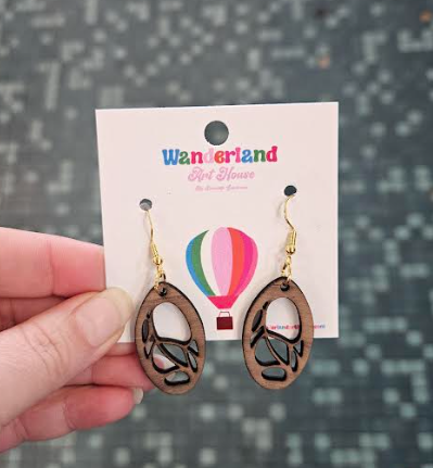 Laser Printed Earrings-Wanderland